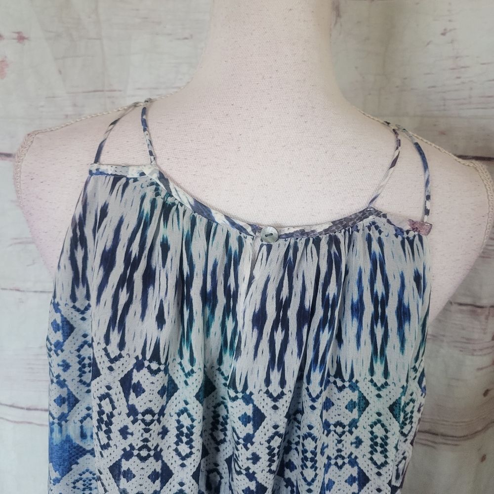 Ramy Brook Python Arrow Sleeveless Top Size Large - image 5